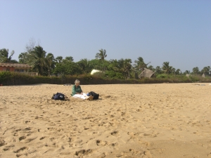 Ellen am Strand